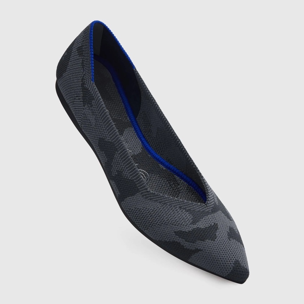 Rothy's Camouflage Gray and Blue Flats